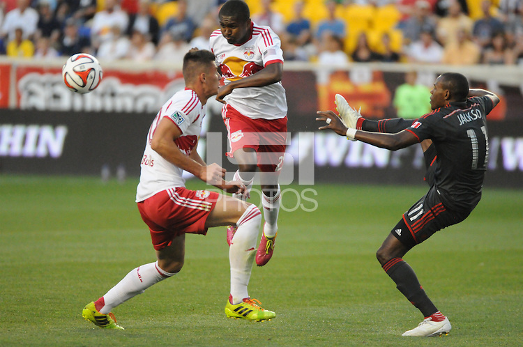 HARRISON, NJ - Friday June 27, 2014: The New York Red Bulls tie Toronto FC 2-2 with a late equalizer from Bradley Wright-Phillips at Red Bull Arena in regular season MLS play.