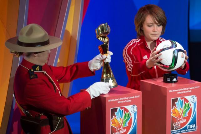 Ball? Check. Trophy? Check. Mountie? Of course. 